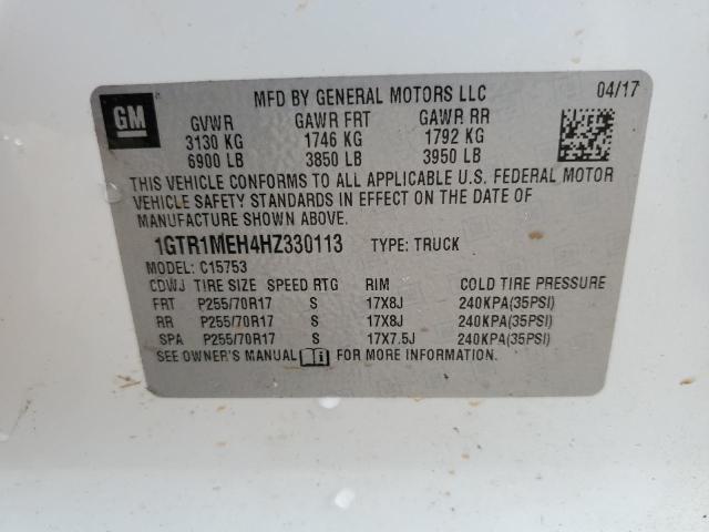 1GTR1MEH4HZ330113 GMC Sierra C1500 Sle