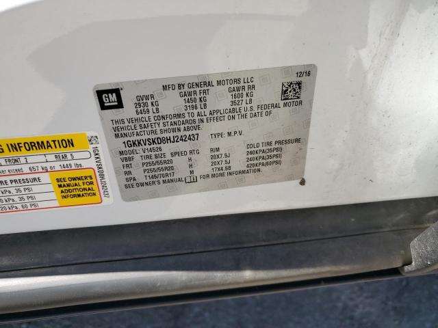 1GKKVSKD8HJ242437 GMC Acadia Limited Slt-2