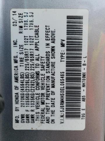 5J6RM4H50EL065465 Honda CR-V EX