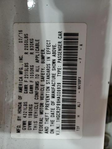 1HGCR2F99HA006939 Honda ACCORD EXL