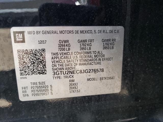 3GTU2NEC8JG276578 GMC Sierra K1500 Slt