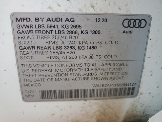 WA1E2AFY1M2044127 Audi Q5 E Premium Plus