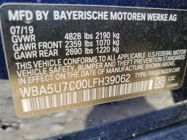 WBA5U7C00LFH39062 BMW M340I
