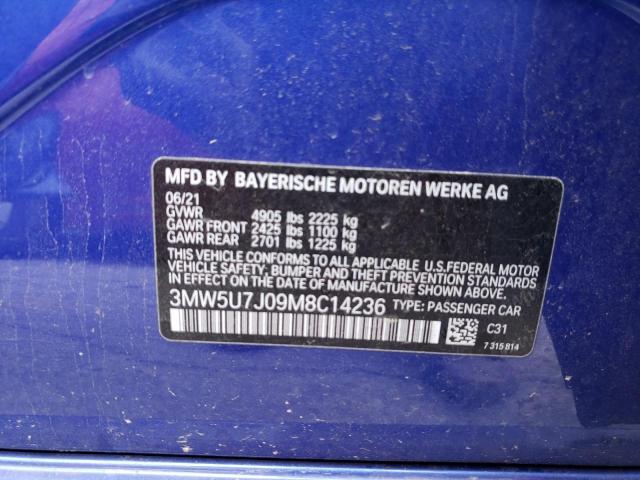 3MW5U7J09M8C14236 BMW M340I
