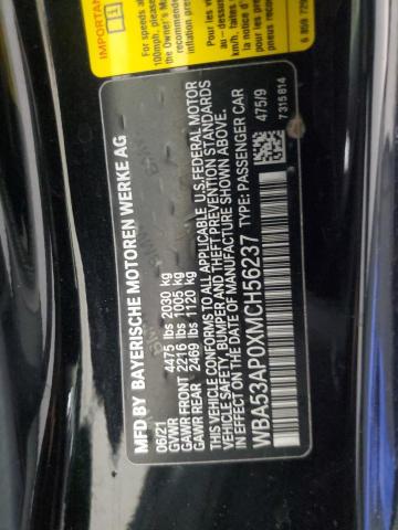 WBA53AP0XMCH56237 BMW 430I
