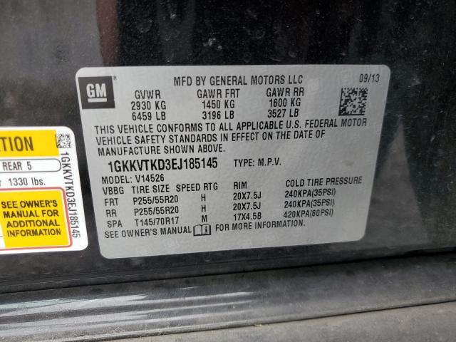 1GKKVTKD3EJ185145 GMC Acadia Denali