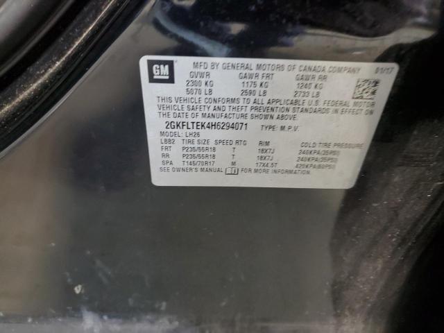 2GKFLTEK4H6294071 GMC Terrain Sle