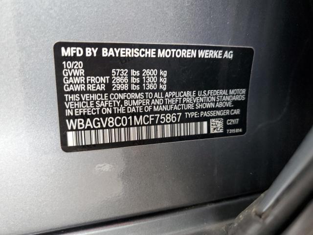 WBAGV8C01MCF75867 BMW M850XI