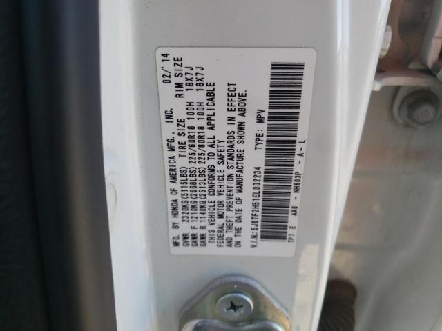 5J6TF2H51EL002234 Honda Crosstour Exl