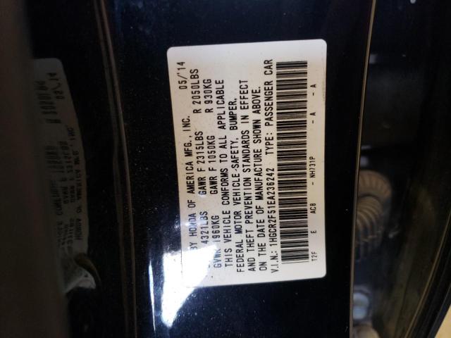 1HGCR2F51EA236242 Honda Accord Sport