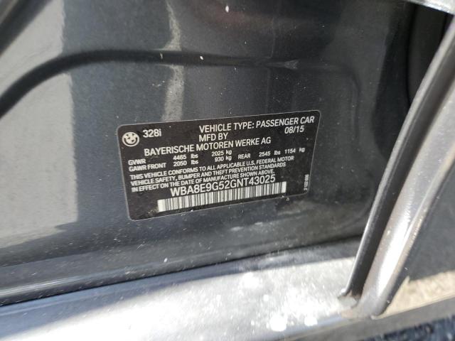 WBA8E9G52GNT43025 BMW 328 I Sulev