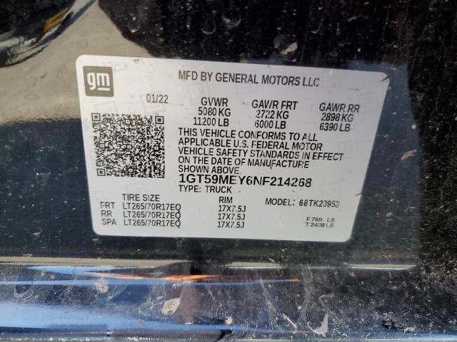 1GT59MEY6NF214268 GMC Sierra K2500 Sle