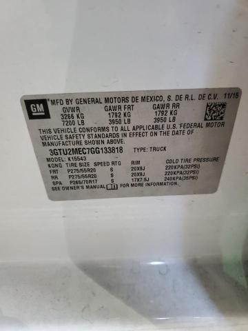 3GTU2MEC7GG133818 GMC Sierra K1500 Sle