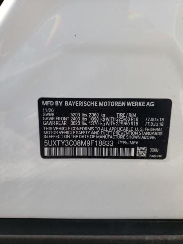 5UXTY3C08M9F18833 BMW X3 Sdrive30i