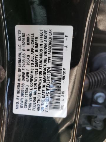 19XFC1F3XLE011074 Honda CIVIC EX