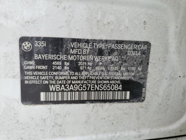 WBA3A9G57ENS65084 BMW 335 I