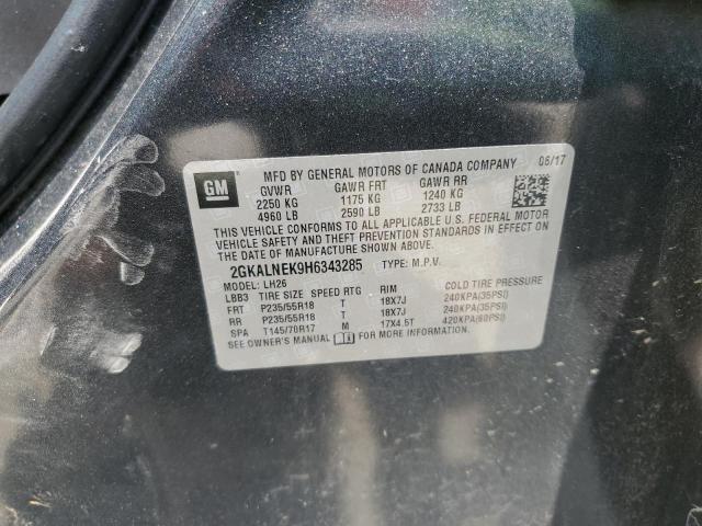 2GKALNEK9H6343285 GMC Terrain Sle
