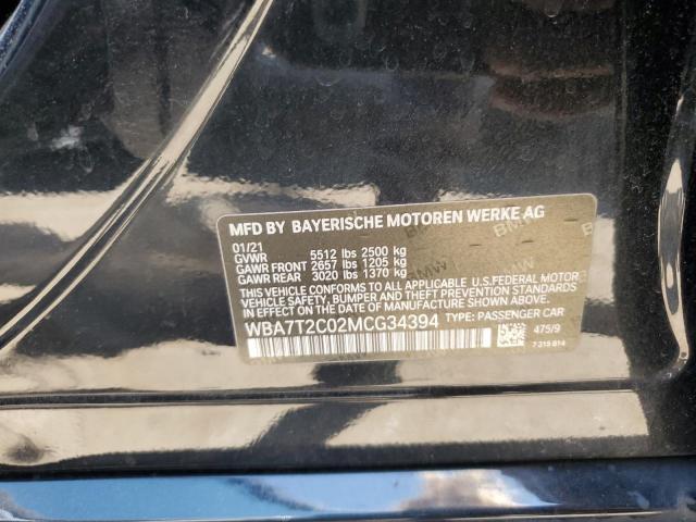 WBA7T2C02MCG34394 BMW 740 I