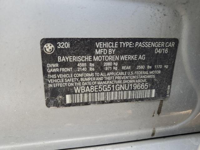 WBA8E5G51GNU19665 BMW 320 XI