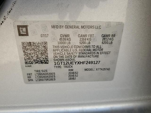 1GT12UEYXHF249127 GMC Sierra K2500 Denali
