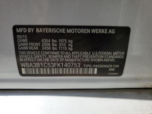 WBA3B1C53FK140753 BMW 320 I