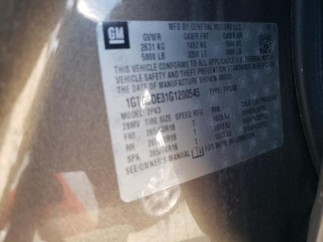 1GTG5DE31G1200545 GMC CANYON SLT