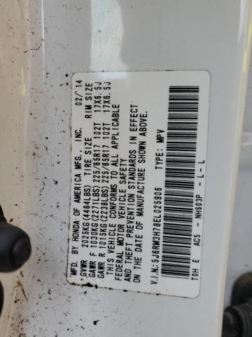 5J6RM3H78EL025906 Honda CR-V EXL