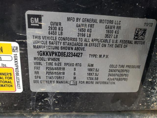 1GKKVPKD8EJ234427 GMC ACADIA SLE