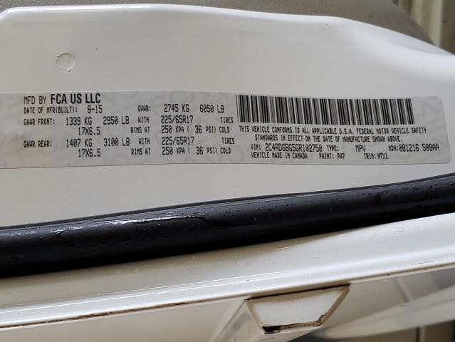 2C4RDGBG5GR102750 Dodge Grand Caravan Se
