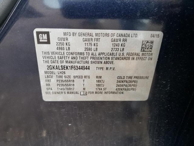 2GKALSEK1F6344944 GMC Terrain Slt