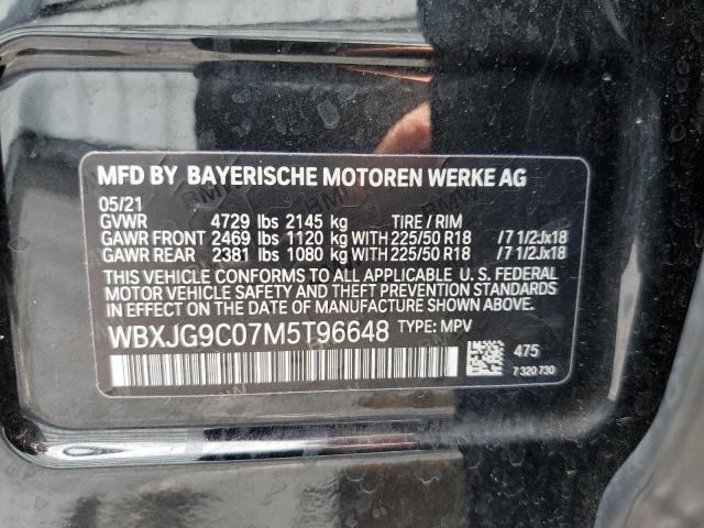 WBXJG9C07M5T96648 BMW X1 Xdrive28i