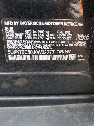 5UXKT0C50J0W03277 BMW X5 Xdr40e