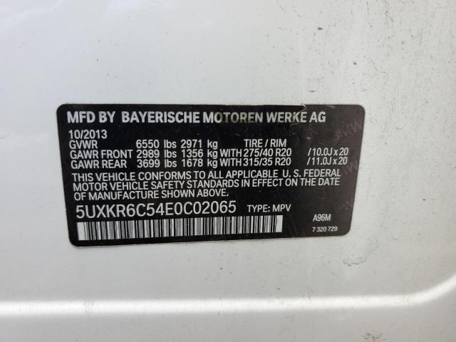 5UXKR6C54E0C02065 BMW X5 Xdrive50i