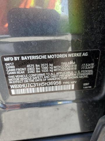 WBXHU7C31H5H36956 BMW X1 Sdrive28i