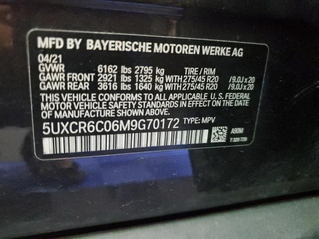 5UXCR6C06M9G70172 BMW X5 Xdrive40i