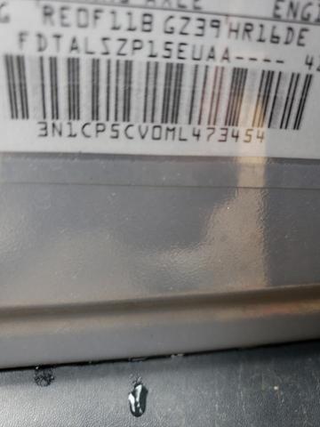 3N1CP5CV0ML473454 Nissan KICKS SV
