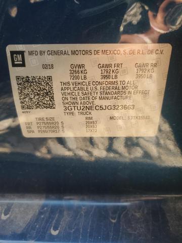 3GTU2NEC5JG323663 GMC Sierra K1500 Slt