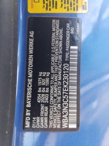 WBA3N3C57EK230120 BMW 428 I
