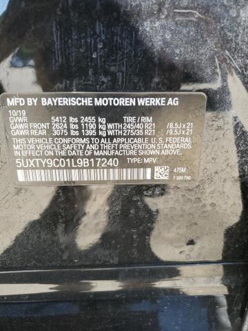 5UXTY9C01L9B17240 BMW X3 Xdrivem40i
