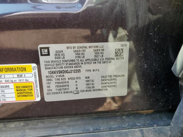 1GKKVSKD9GJ212295 GMC Acadia Slt-2