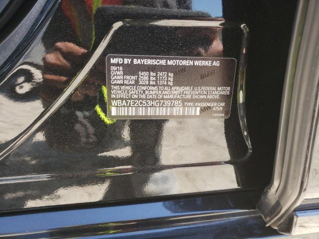 WBA7E2C53HG739785 BMW 740 I