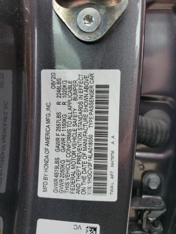1HGCV3F14LA018050 Honda ACCORD HYBRID