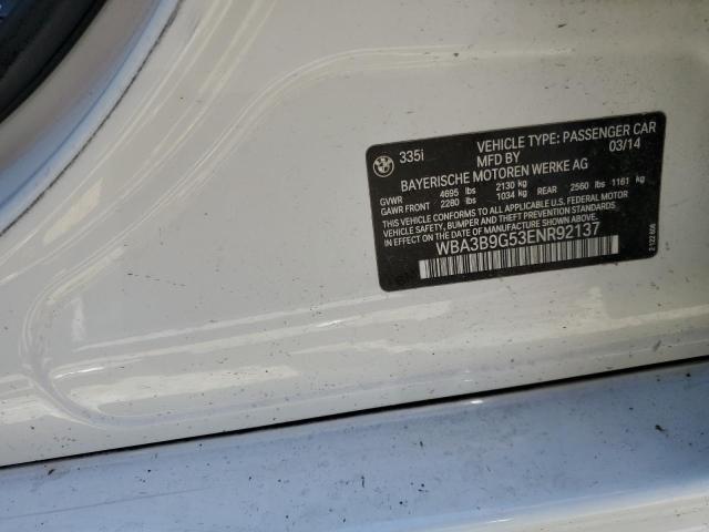 WBA3B9G53ENR92137 BMW 335 XI