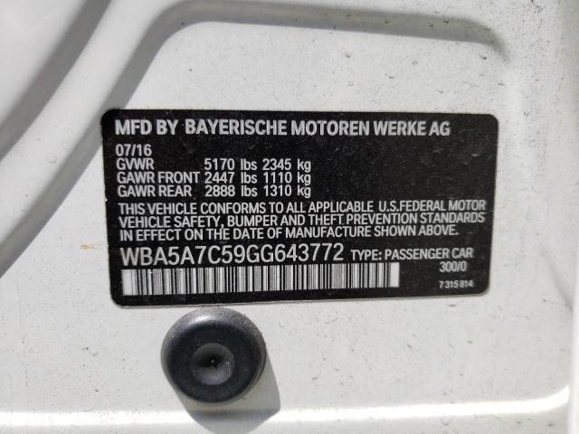 WBA5A7C59GG643772 BMW 528 XI