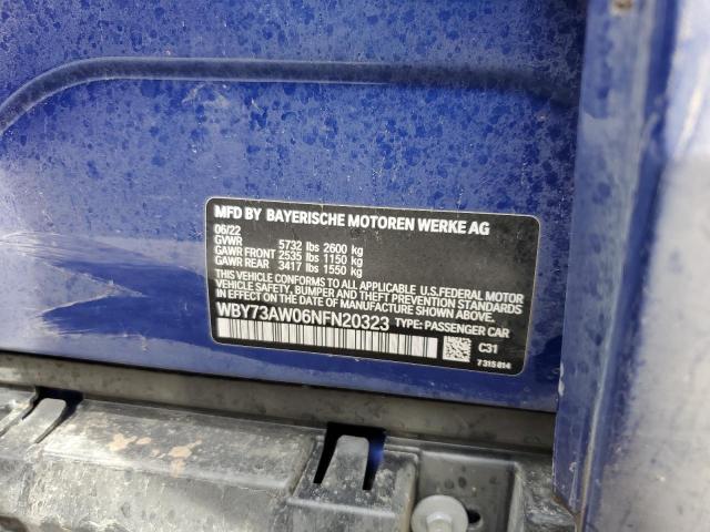 WBY73AW06NFN20323 BMW I4 Edrive40
