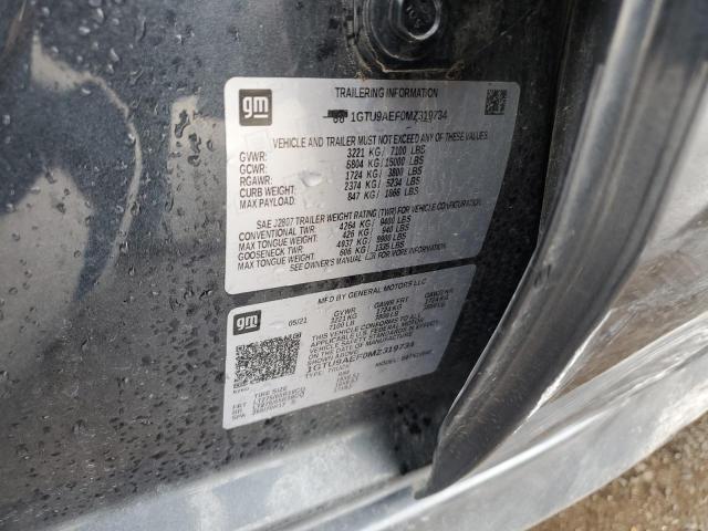 1GTU9AEF0MZ319734 GMC Sierra K1500
