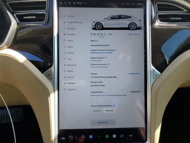 5YJSA1E10GF125167 Tesla MODEL S