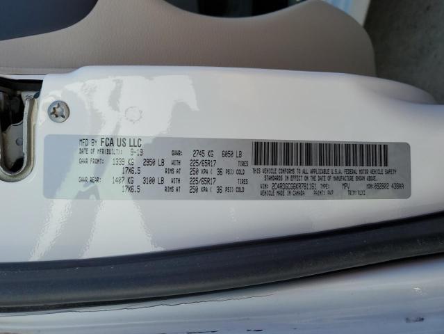 2C4RDGCG6KR781161 Dodge Grand Caravan Sxt