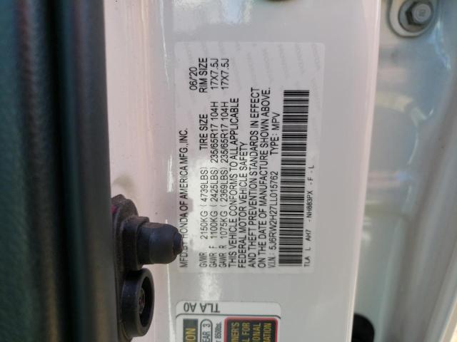 5J6RW2H27LL015762 Honda CR-V LX