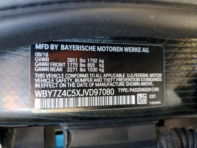 WBY7Z4C5XJVD97080 BMW I3 REX